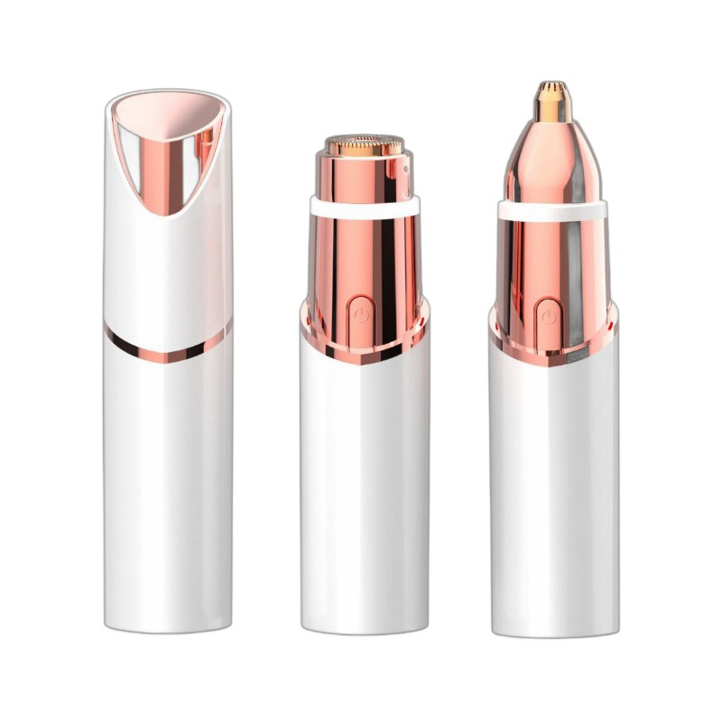 II In1 novum lipstick lipstick, multi eget supercilium Trimmer, feminam privata tondenti instrumentum, USB electrica capillus remotionem fabrica